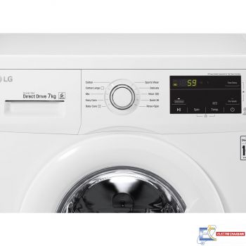 Lave linge Frontale LG  FH2J3QDNG0P - 7Kg - Blanc