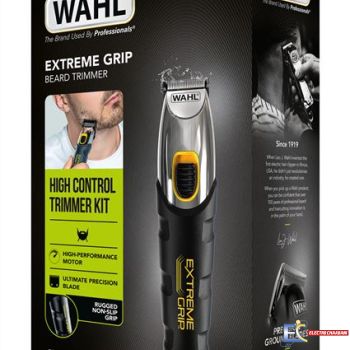 TONDEUSE A BARBE WAHL SANS FIL EXTREME GRIP - 09893-0440  - Noir et Silver
