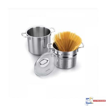 Korkmaz Set Perla à Spaghetti - Inox - A1523