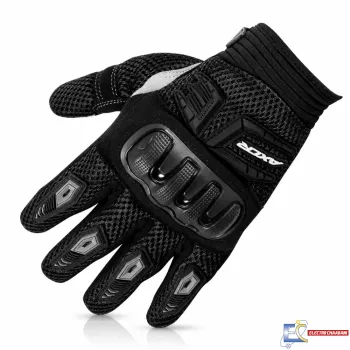 Gants de moto Axor Airstream - L -Noir