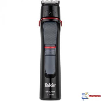 Coffret de tendeuse FAKIR pour homme EXECUTE 2 BLADE - 15 EN 1 - Noir / Rouge