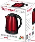 Bouilloire sans fil TECHWOOD 1.8 Litres Rouge - TBI-1855