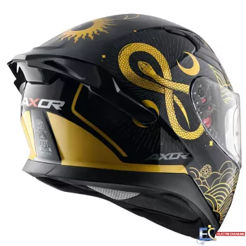Casque AXOR Apex INFINITY BLACK/GOLD -XL