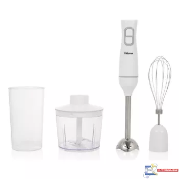 Mixeur plongeant TRISTAR MX-4881 3 en 1 - 350 W - Blanc