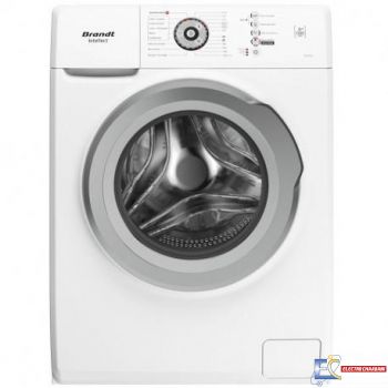 Lave Linge Frontale BRANDT 8 Kg Blanc BAL82WS + 10 KG Lessive Lilas "Gratuit"