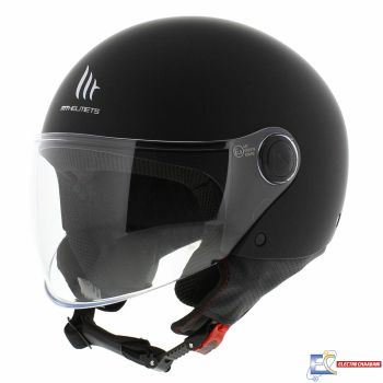 CASQUE MT HELMETS STREET S SOLID A1 MATT BLACK - L