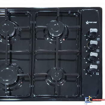 Plaque de Cuisson Encastrable STAR ONE 4 Feux - Noir - LX-410b