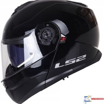 Casque LS2 STROBE II Solid Gloss Black