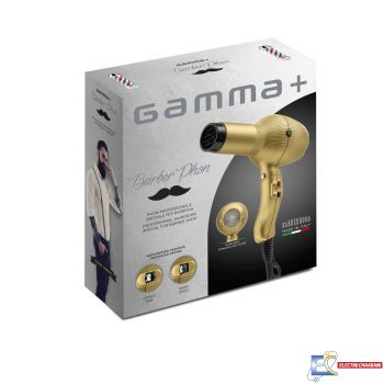 Sèche Cheveux Gamma Piu Professionnel BARBER PHONE Silver - 2000W