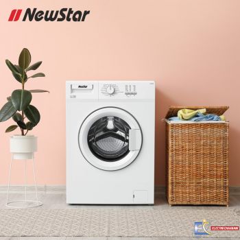 Lave linge Frontale NEWSTAR NWX6081B 6Kg - Blanc