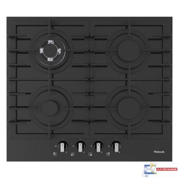 Plaque de Cuisson FOCUS F.405B 4 Feux 60 cm - Vitro Crystal Noir