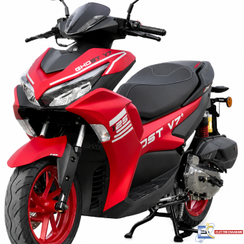 SCOOTER GHOST V7 125CC - ROUGE MATT