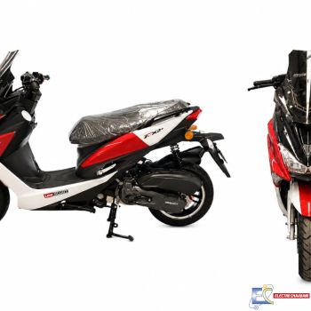 SCOOTEUR UNISCOOT FX2+ 2026 125CC - ROUGE/BLANC
