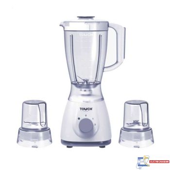 Blender TOUCH Avec Moulin et Hachoir 400W - Blanc - 40550