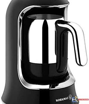 Cafetière à café Noir chromé Korkmaz A860-07