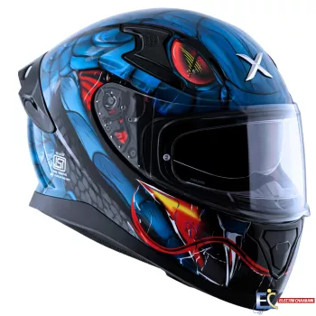 Casque AXOR Apex VENOMOUS BLEU/NOIR -XL