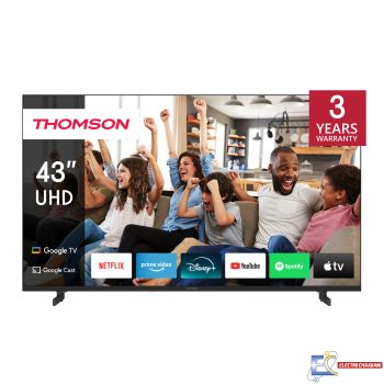 Téléviseur THOMSON 43" 43UG4S14 4K UHD Side Feet Google Tv - Noir