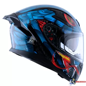 Casque AXOR Apex VENOMOUS BLEU/NOIR -XL