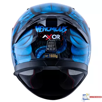 Casque AXOR Apex VENOMOUS BLEU/NOIR -XL