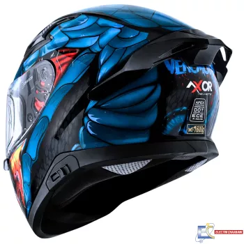 Casque AXOR Apex VENOMOUS BLEU/NOIR -XL