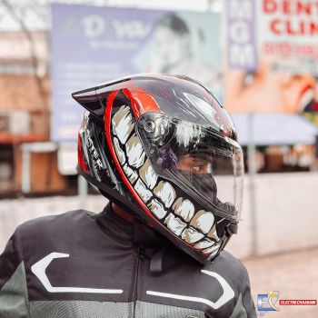 CASQUE AEROSTAR AXTER D7 - NOIR / ORANGE