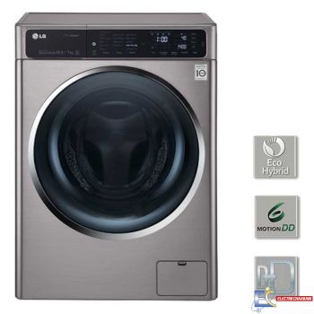 Machine à laver LG 10.5 Kg / 7 Kg Inox - FH4U1JBHK6N