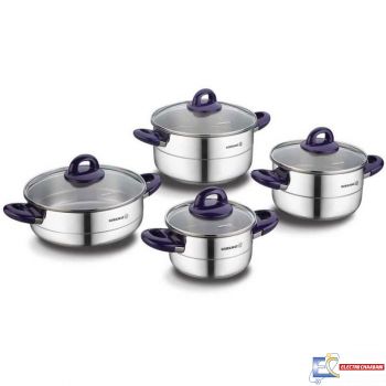 SET 8 PIÈCES KORKAMZ PERLA A1606 INOX