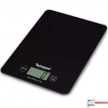 Balance de Cuisine TECHWOOD TPA-526 5 kg Noir
