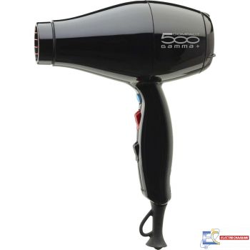 Sèche-Cheveux GAMMAPIU 500 Compact professionnel - Noir -2000W