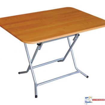 Table SOTUFAB Pliante Rectangulaire 120x80 PVC - Noyer - TC0034NY