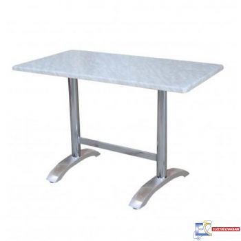 Table 120x80cm WERZALIT SOCLE ALU TC0062