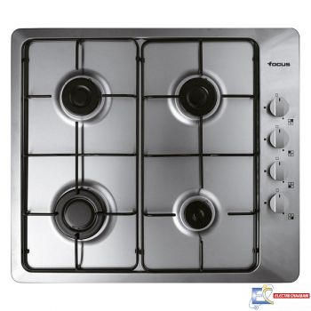 Plaque de Cuisson FOCUS F.400X 4 Feux 60 cm Inox