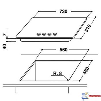 Plaque De Cuisson WHIRLPOOL GMA7522IXL 5 Feux - Inox iXelium