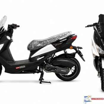 SCOOTEUR UNISCOOT FX2+ 2026 125CC - NOIR / BLANC