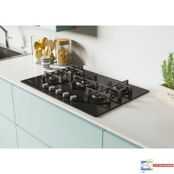 Plaque De Cuisson CANDY 5 Feux Vitro Noir CVG74WPB