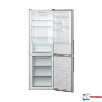 Réfrigérateur Combiné CANDY No Frost 342 Litres - SILVER - CCE3T618FS