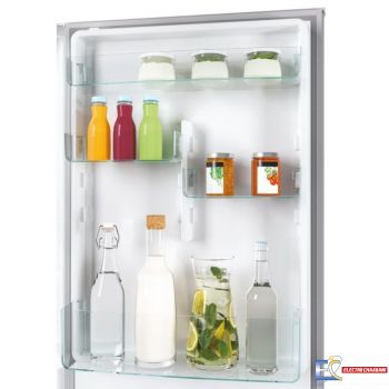 Réfrigérateur Combiné CANDY No Frost 342 Litres - SILVER - CCE3T618FS