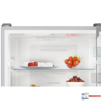 Réfrigérateur Combiné CANDY No Frost 342 Litres - SILVER - CCE3T618FS