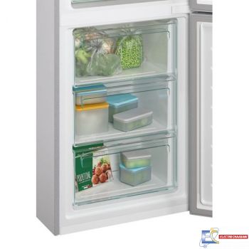 Réfrigérateur Combiné CANDY No Frost 342 Litres - SILVER - CCE3T618FS