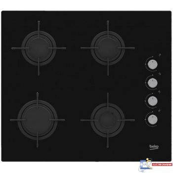 Plaque de cuisson BEKO 4 Feux  noir HILG64120S