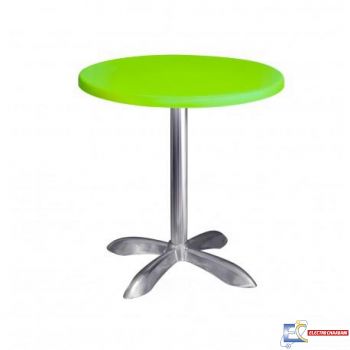 Table Ø60cm WERZALIT SOCLE 4 PIEDS ALU TBIS026