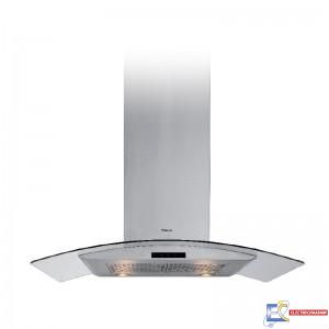 HOTTE DÉCORATIVE FOCUS LINE 90CM TACTILE INOX + VITRE SMART.9070