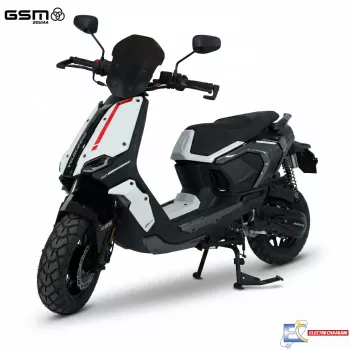 Scooter MOBSTER 125cc BLANC – 4 temps 4 soupapes