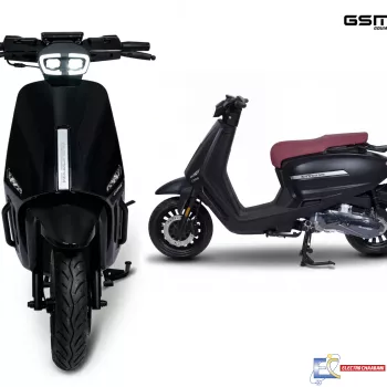 Scooter TENNIS 125cc Noir – Style Rétro & Équipements High-Tech