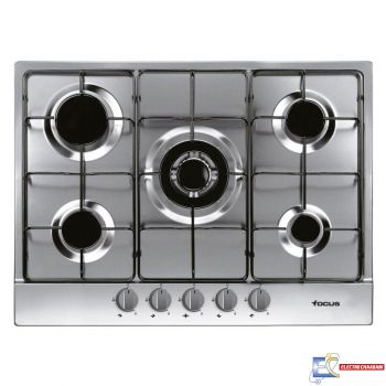 Plaque de Cuisson FOCUS F407X 5 Feux 70 cm - Inox