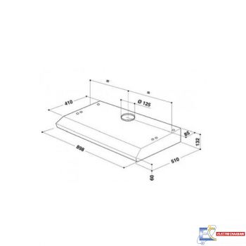 Hotte Aspirante WHIRLPOOL AKR934IX 90 cm - Inox