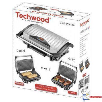 GRILL VIANDE  PANINI TECHWOOD TGD020