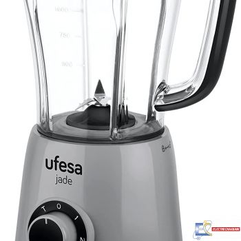 Blender Ufesa BS4709 + Moulin à Epices - 500W - 1.5L - 2 Vitesses + TURBO - 4 Lames en Acier Inoxydable