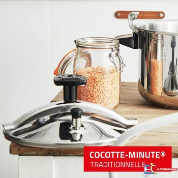 Cocotte Tefal SEB Minute A Induction P0530700 - 6L - Inox
