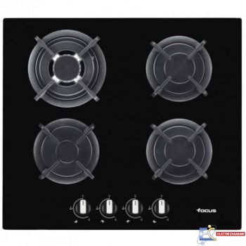 Plaque de Cuisson VitroCrystal FOCUS F415B 60 cm Noir